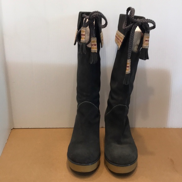 Marc Jacobs Suede Wedge Boots - Picture 2 of 8